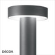 Ideal Lux - Tesla, 2 Sizes - Anthracite or White Modern Designer Outdoor Post Light - Stylish Italian Design for the Garden, Pathway, Driveway & Outside Area of your Hotel or Bistro Ideal Lux - Tesla, 2 Sizes - Anthracite or White Modern Designer Outdoor Post Light - Stylish Italian Design for the Garden, Pathway, Driveway & Outside Area of your Hotel or Bistro