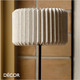 Nordlux - Vivienne - Pleated Fabric Shade & Black Modern Designer Table Lamp - Stylish Danish Design for any Contemporary Space