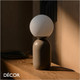 Nordlux - Notti - Light Brown Modern Designer Table Lamp - Ideal for a Living Room, Home Office, Study, Reception Room or Bedside