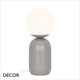 Nordlux - Notti - Light Brown Modern Designer Table Lamp - Ideal for a Living Room, Home Office, Study, Reception Room or Bedside