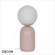 Nordlux - Notti - Dusty Rose Modern Designer Table Lamp - Ideal for a Living Room, Home Office, Study, Reception Room or Bedside