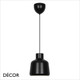1 Nordlux - Louella 20 - Matt Black Modern Designer Pendant Light - Scandinavian Minimalism for a Kitchen, Dining Room, Living Room, Restaurant, Bistro, Bar & Café. DFTP