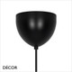 1 Nordlux - Louella 30 - Matt Black Modern Designer Pendant Light - Scandinavian Minimalism for a Kitchen, Dining Room, Living Room, Restaurant, Bistro, Bar & Café. DFTP