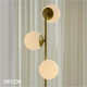 Nordlux - Lilly - Opal White Glass & Brushed Brass Modern Designer Floor Lamp - Iconic Design for a Living Room, Reception or Bedroom