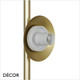 Nordlux - Lilly - Opal White Glass & Brushed Brass Modern Designer Floor Lamp - Iconic Design for a Living Room, Reception or Bedroom