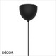 1 A Nordlux - Fuji - Black with a Wooden Detail Modern Designer Pendant Light - Stunning in a Kitchen, Dining Room, Living Room, Hotel, Restaurant, Bistro, Bar & Café. DFTP