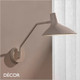 Nordlux - Darci - Matt Sand Modern Designer Adjustable Wall Light - Danish Design for your Studio, Office, Study, Workspace, Bedside & Living Room