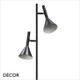 Nordlux - Kelvis - Matt Black Modern Designer Adjustable Floor Lamp - Minimalist Design for your Studio, Office, Study, Workspace, Bedside & Living Room