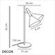 Nordlux - Kelvis - Matt Black Modern Designer Adjustable Table Lamp - Minimalist Design for your Studio, Office, Study, Workspace, Bedside & Living Room