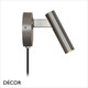 Nordlux - Makoto - Satin Chrome Modern Designer Wall Light - Industrial Minimalism for a Bedside, Living Room,  Study, Workspace, Kitchen, Hotel, Restaurant & Café. DFTP