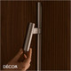 Nordlux - Makoto - Satin Chrome Modern Designer Floor Lamp - Industrial Minimalism for a Bedside, Living Room or Study. DFTP