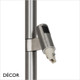 Nordlux - Makoto - Satin Chrome Modern Designer Floor Lamp - Industrial Minimalism for a Bedside, Living Room or Study. DFTP