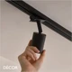 Nordlux - Link Explore Short Spot, 1 Circuit - Black Modern Designer Adjustable Spotlight for the Link System - Stunning in a Kitchen, Office, Restaurant, Bistro, Bar & Café