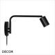 Nordlux - Explore Long - Black Modern Designer Adjustable Wall Light - Ideal as a Bedside Light, Reading Light or Desk Light