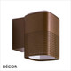1 Nordlux - Sidara - Seaside Brown Metallic Modern Designer Outdoor Garden Wall Light - Striking Danish Design for your Garden, Hotel & Bistro