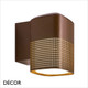 1 Nordlux - Sidara - Seaside Brown Metallic Modern Designer Outdoor Garden Wall Light - Striking Danish Design for your Garden, Hotel & Bistro
