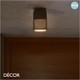1 Nordlux - Sidara - Seaside Black Modern Designer Outdoor Garden Ceiling Light - Striking Danish Design for your Garden, Hotel & Bistro
