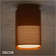 Nordlux - Sidara - Seaside Brown Metallic Modern Designer Outdoor Garden Ceiling Light - Striking Danish Design for your Garden, Hotel & Bistro