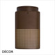 Nordlux - Sidara - Seaside Brown Metallic Modern Designer Outdoor Garden Ceiling Light - Striking Danish Design for your Garden, Hotel & Bistro
