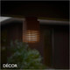 Nordlux - Sidara - Seaside Brown Metallic Modern Designer Outdoor Garden Ceiling Light - Striking Danish Design for your Garden, Hotel & Bistro