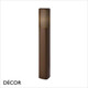 Nordlux - Sidara 95 - Seaside Brown Metallic Modern Designer Outdoor Garden Post Light - Striking Danish Design for your Garden, Hotel & Bistro