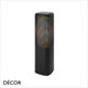 Nordlux - Sidara 45 - Seaside Black Modern Designer Outdoor Garden Post Light - Striking Danish Design for your Garden, Hotel & Bistro
