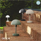 Nordlux - Ellen To-Go, MoodMaker™ 3-Step Dimming - Brown Portable Wireless Rechargeable Battery Modern Designer LED Table Lamp for any Indoor or Outdoor Space