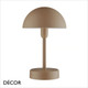 Nordlux - Ellen To-Go, MoodMaker™ 3-Step Dimming - Brown Portable Wireless Rechargeable Battery Modern Designer LED Table Lamp for any Indoor or Outdoor Space