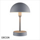 Nordlux - Ellen To-Go, MoodMaker™ 3-Step Dimming - Grey Portable Wireless Rechargeable Battery Modern Designer LED Table Lamp for any Indoor or Outdoor Space