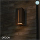 Nordlux - Clarini - Seaside Black Modern Designer Outdoor Garden Wall Light - Minimalist Danish Design for your Garden, Hotel & Bistro