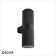 Nordlux - Kyklop Ripple Maxi - Matt Black Modern Designer Outdoor Garden Wall Light - Striking Danish Design for your Garden, Terrace, Hotel & Bistro