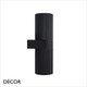 Nordlux - Kyklop Ripple Maxi - Matt Black Modern Designer Outdoor Garden Wall Light - Striking Danish Design for your Garden, Terrace, Hotel & Bistro
