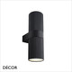Nordlux - Kyklop Ripple Maxi - Matt Black Modern Designer Outdoor Garden Wall Light - Striking Danish Design for your Garden, Terrace, Hotel & Bistro