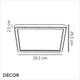Nordlux - Oja 29 - Black Modern Designer Square Outdoor Ceiling Light - Ultra-Thin Design for any Contemporary Outdoor Space