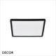Nordlux - Oja 29 - Black Modern Designer Square Outdoor Ceiling Light - Ultra-Thin Design for any Contemporary Outdoor Space