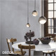 1 A Ideal Lux - Bloom 12, 17, 22 & 30 - Satin Grey Outer-Glass with a White Globe Diffuser Modern Designer Pendant Light - A Stylish Design Piece for your Dining Room, Hallway, Stairwell, Kitchen, Restaurant, Bistro or Hotel Foyer