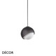 1 A Ideal Lux - Bloom 12, 17, 22 & 30 - Satin Grey Outer-Glass with a White Globe Diffuser Modern Designer Pendant Light - A Stylish Design Piece for your Dining Room, Hallway, Stairwell, Kitchen, Restaurant, Bistro or Hotel Foyer