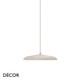 Nordlux - Artist 25 Beige Modern Designer LED Pendant Light - Minimalist Design Piece for Kitchen, Dining Room, Hotel, Restaurant & Bistro. DFTP