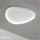 Ideal Lux - Gemini 42, 61 & 81 - Matt White Modern Designer Flush-Fitting LED Ceiling Light, 3 Sizes - Minimalism for a Kitchen, Dining Room, Office, Boardroom, Laboratory, Shop, Café or Bistro