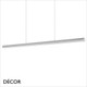 Ideal Lux - Dorica - Matt White Fluted Modern Suspension Light -  Minimalist Design for Any Contemporary Space