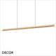 Ideal Lux - Dorica - Brushed Copper Modern Suspension Light -  Minimalist Design for Any Contemporary Space