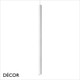 Ideal Lux - Look - 25, 40, 70 & 100 - Matt White Designer Cylindrical Pendant Light - 4cm and 6cm Diametre - Chic Italian Design - Ideal for any Modern Space