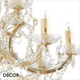 Ideal Lux - Napoleon, 12 arm - Clear Crystal & Gold Chandelier - Luxurious Italian Design for a Dining Room, Living Room, Stairs, Hallway, Hotel & Restaurant