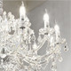 Ideal Lux - Napoleon, 18 arm - Clear Crystal & Chrome Chandelier - Luxurious Italian Design for a Dining Room, Living Room, Stairs, Hallway, Hotel & Restaurant