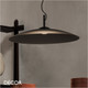 Ideal Lux - Eclipse - Matt Black Modern Designer Pendant Light - Minimalist Italian Chic for your Kitchen, Reception Room or Bistro