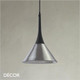 Ideal Lux - Cocktail 15 - Smoked Grey Glass Modern Designer Glass Pendant Light - Minimalist Italian Chic for your Kitchen, Reception Room or Bistro
