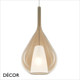 Ideal Lux - Kalique, 6 Shapes and Sizes - Amber Glass with a Satin White Glass Core Modern Designer Pendant Light - Italian Design for a Kitchen, Kitchen Island, Dining Room, Hotel, Restaurant & Café