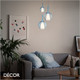 Ideal Lux - Kalique, 6 Shapes and Sizes - Smoked Grey Glass Modern Designer Pendant Light - Italian Design for a Kitchen, Kitchen Island, Dining Room, Hotel, Restaurant & Café