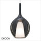 Ideal Lux - Kalique, 6 Shapes and Sizes - Smoked Grey Glass Modern Designer Pendant Light - Italian Design for a Kitchen, Kitchen Island, Dining Room, Hotel, Restaurant & Café