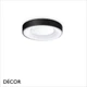 Ideal Lux -Planet 30, 40, 50 & 60 Round - Matt Black Modern Designer LED Wall or Ceiling Light - Stylish Italian Design for any Contemporary Space